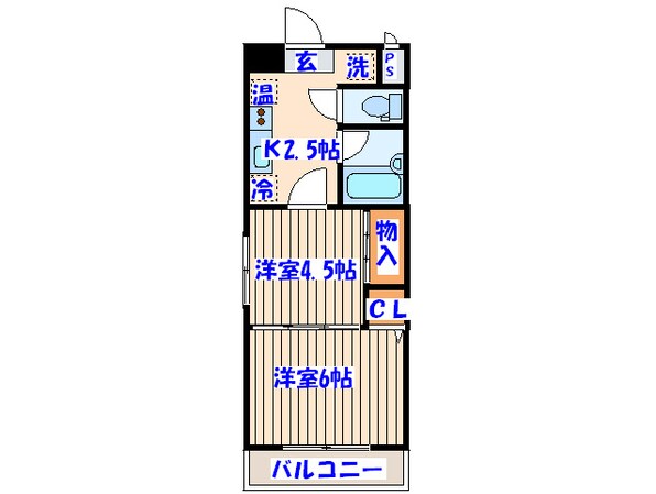 ファ－ストハイツの物件間取画像